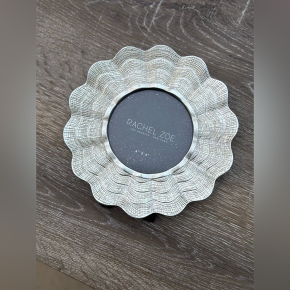 New!  Silver Floral Photo Frame by Rachel Zoe - Picture 4 of 4